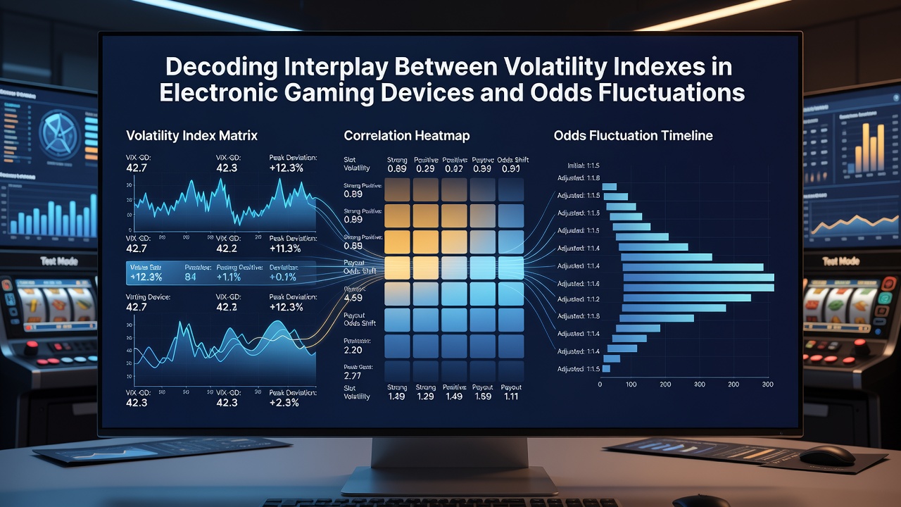 Data visualization charts comparing slot volatility indexes with live odds fluctuation graphs from event betting platforms
